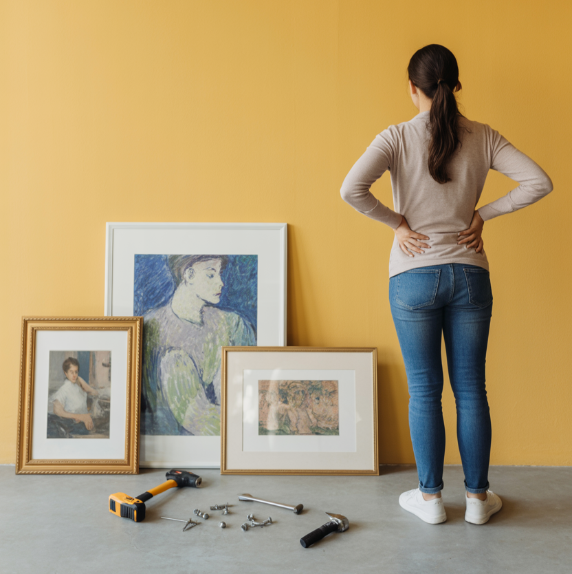 5 COMMON MISTAKES BEGINNERS MAKE WHEN HANGING WALL ART